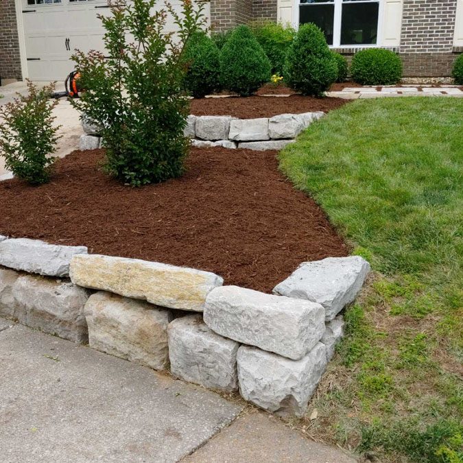 Trimming, weeding, edging, and mulch.