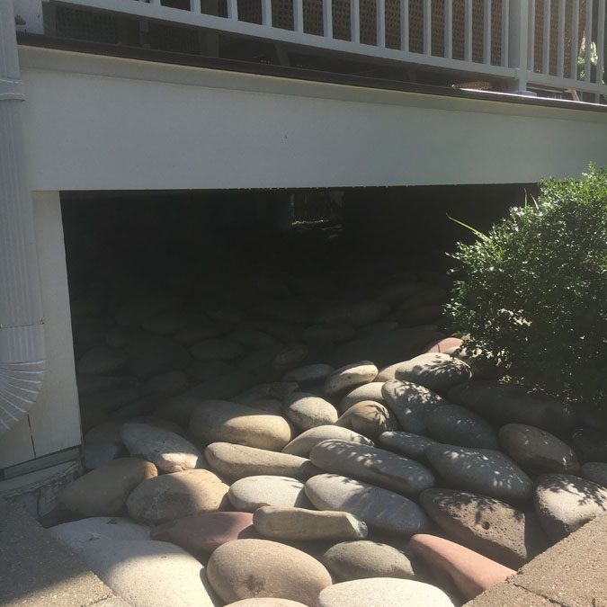 Under Porch Creek Rock